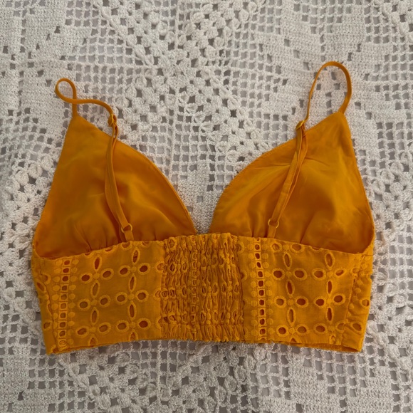 Yellow Crop Top - Picture 2 of 3